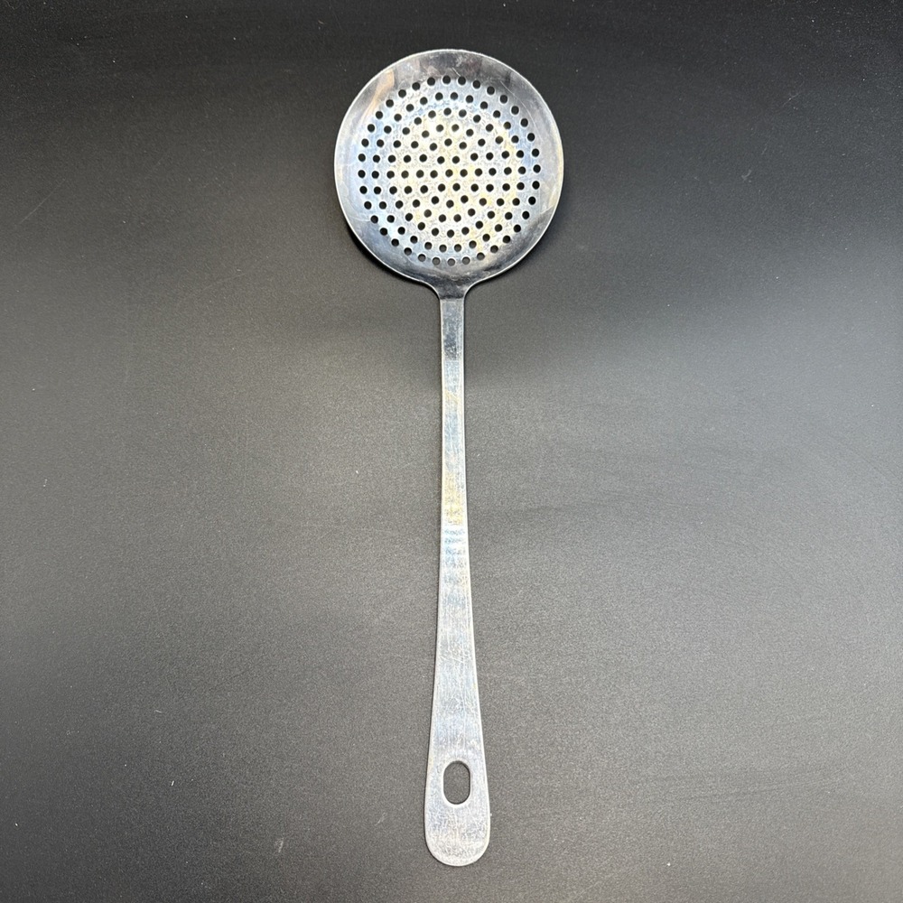 Robinson 4" x 13" Strainer Spoon Skimmer  Stainless Steel